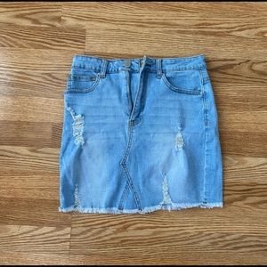 Jean skirt